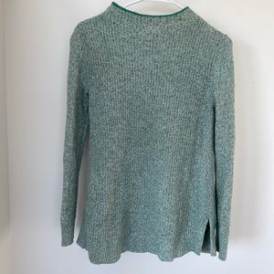 Loft Mock Neck Green sweater